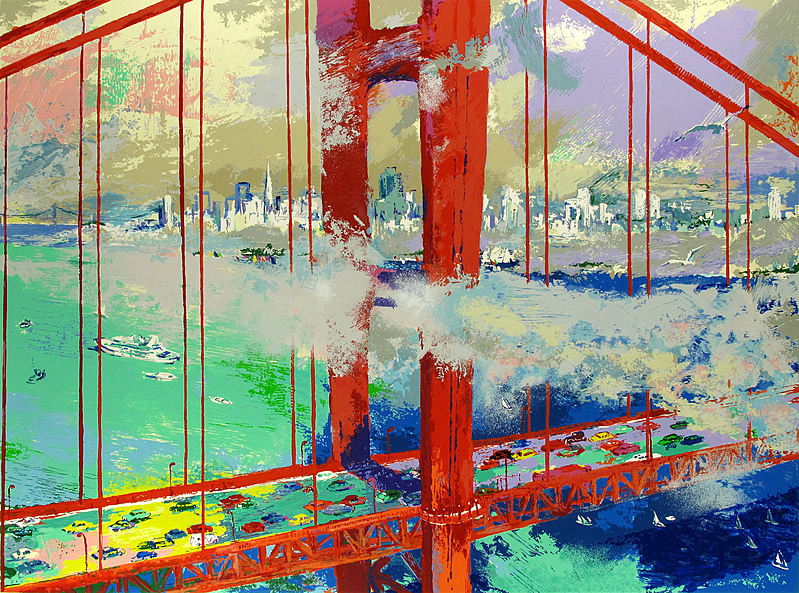 San Francisco by Day painting - Leroy Neiman San Francisco by Day art painting